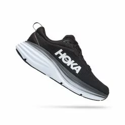 Hoka Bondi 8 - Breit (D) -Hoka Verkäufe hoka one one bondi 8 wide damen schwarz 1127954 bwht 3